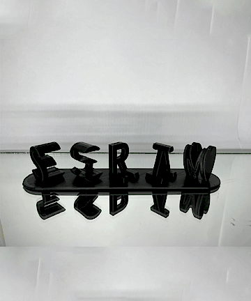 Kişiye Özel Çift Taraflı İsimlik Sevgili Arkadaş Eş Sürpriz Hediye