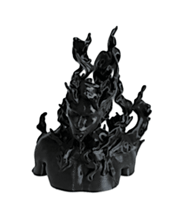 Dichotomy Siyah Renk 3D Baskı